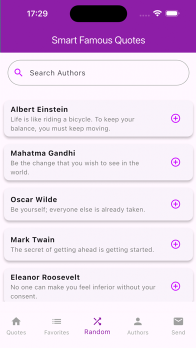 Smart Famous Quotes screenshot 5