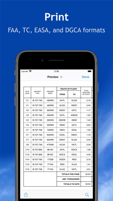 Smart Logbook screenshot 2