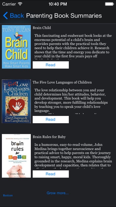 Smart Parenting :Think-Grow KM screenshot 2