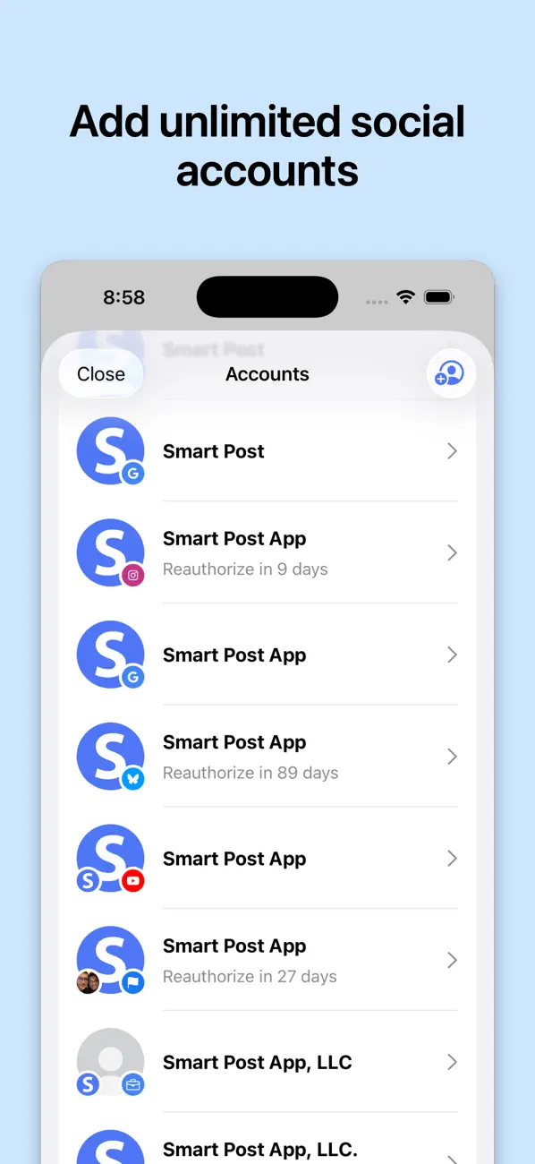 Smart Post: Social Scheduler screenshot 1