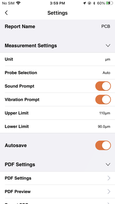 Smart Report-Thickness Tester screenshot 1
