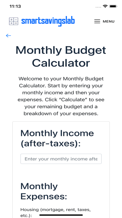 Smart Savings Lab screenshot 2
