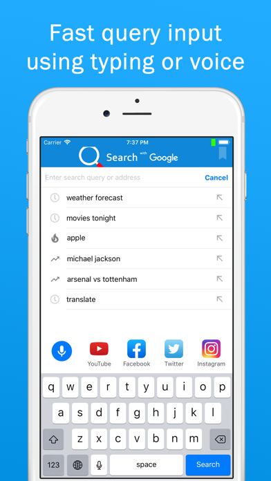 Smart Search & Web Browser screenshot 6