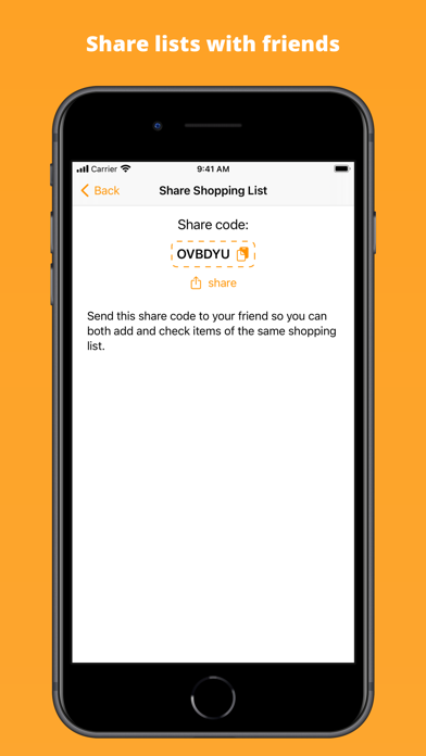 Smart Shopping List - Shared screenshot 2