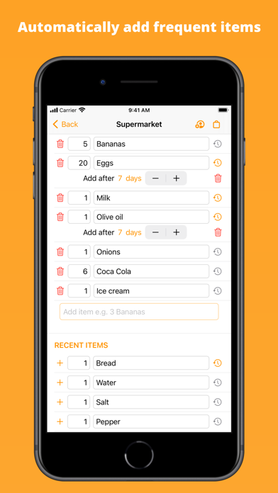 Smart Shopping List - Shared screenshot 3