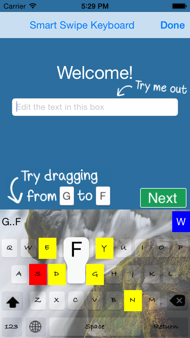 Smart Swipe Keyboard Pro for iOS8 screenshot 3