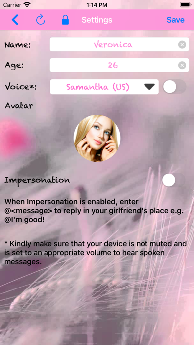 Smart Virtual Girlfriend screenshot 1