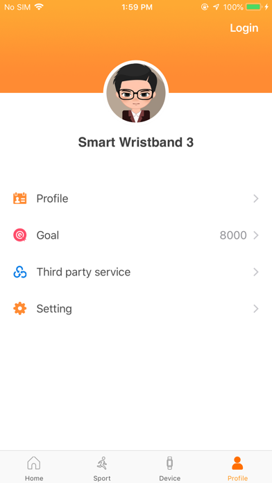 Smart Wristband 3 screenshot 1