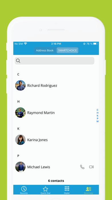 SmartChoice Softphone screenshot 1