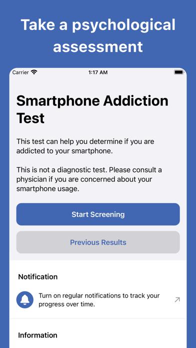 Smartphone Addiction Test screenshot 3