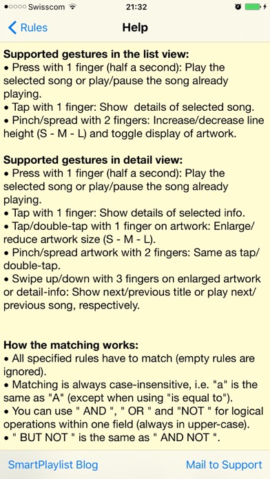 SmartPlaylist screenshot 1