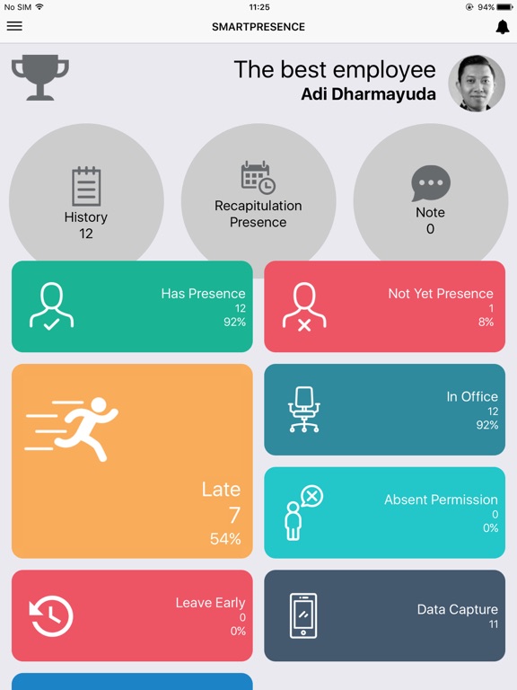 SmartPresence Dashboard screenshot 10