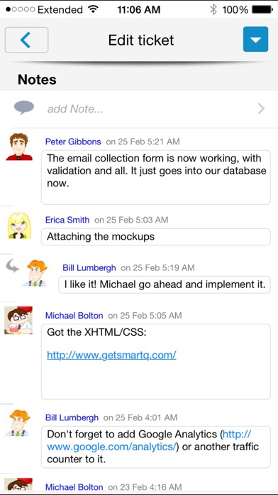 smartQ - workflow management screenshot 1