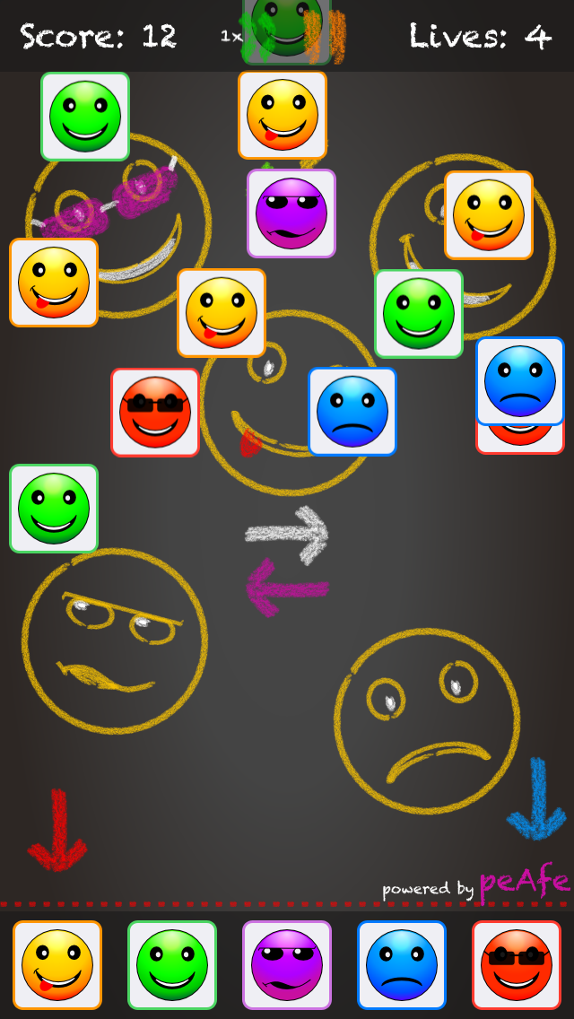 Smash Smile - Hit all Smileys and beat your friends! screenshot 1