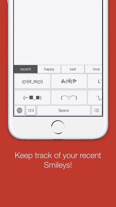 SmileyKey Lite - Smiley and Emoticon Keyboard screenshot 1