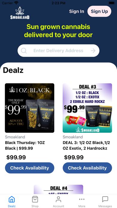 Smoakland Cannabis Delivery screenshot 4