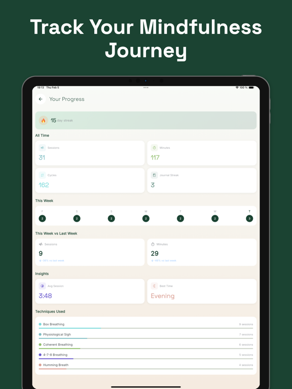 sMoment - Breathing & Calm screenshot 2
