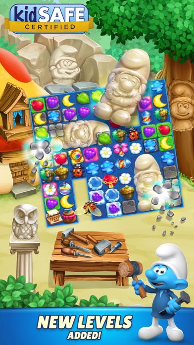 Smurfs Magic Match screenshot 1
