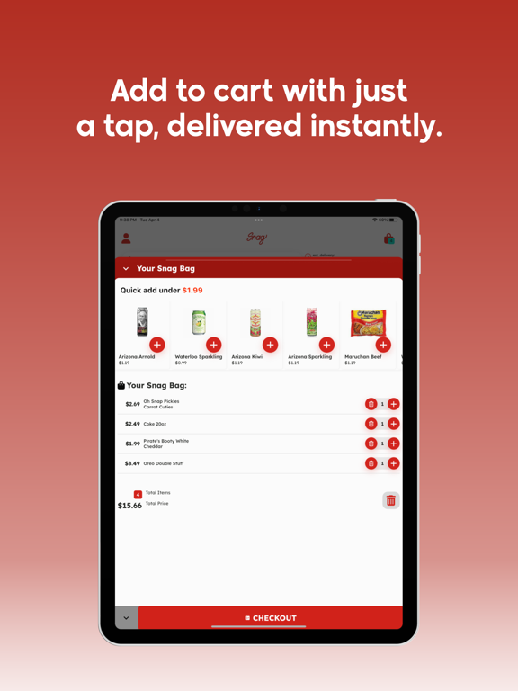 Snag Delivery screenshot 2