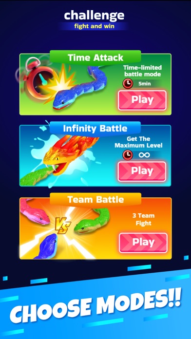 Snake Clash! screenshot 1