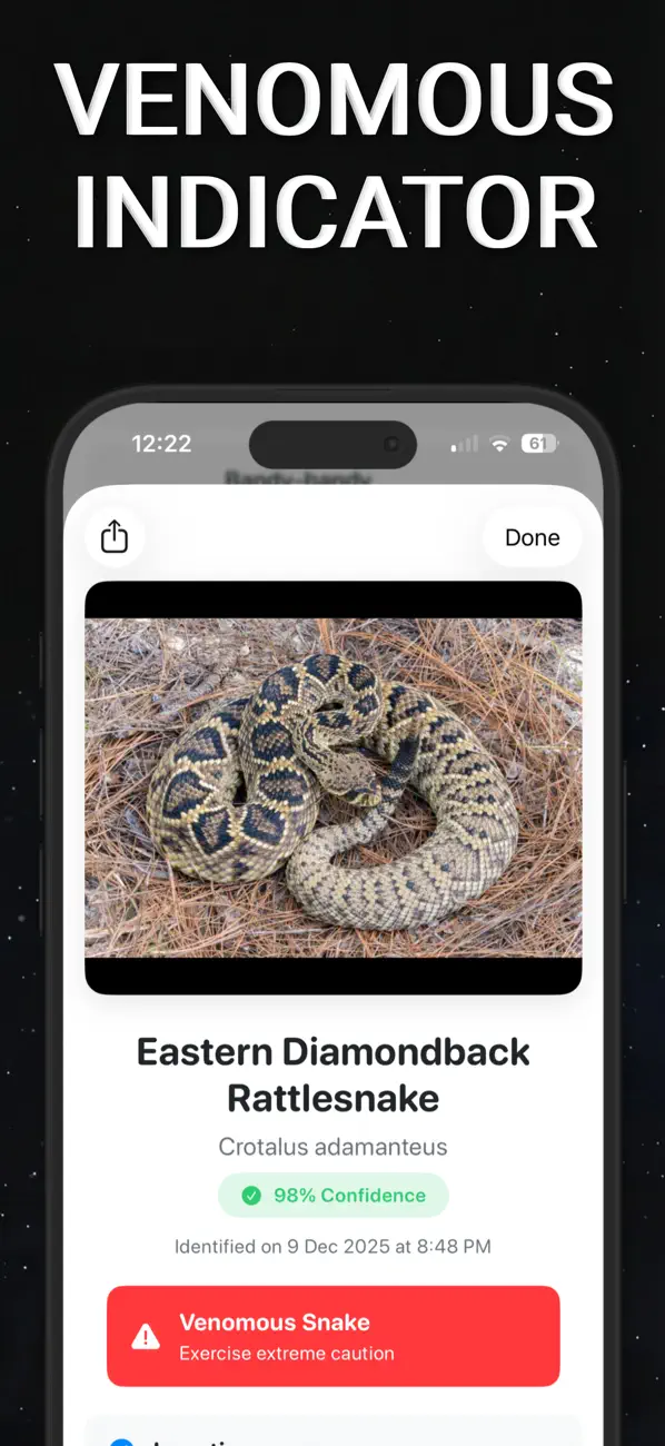 Snake Identifier: SlitherID screenshot 2