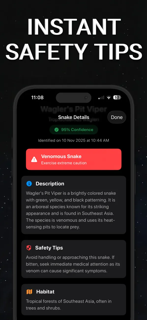 Snake Identifier: SlitherID screenshot 4