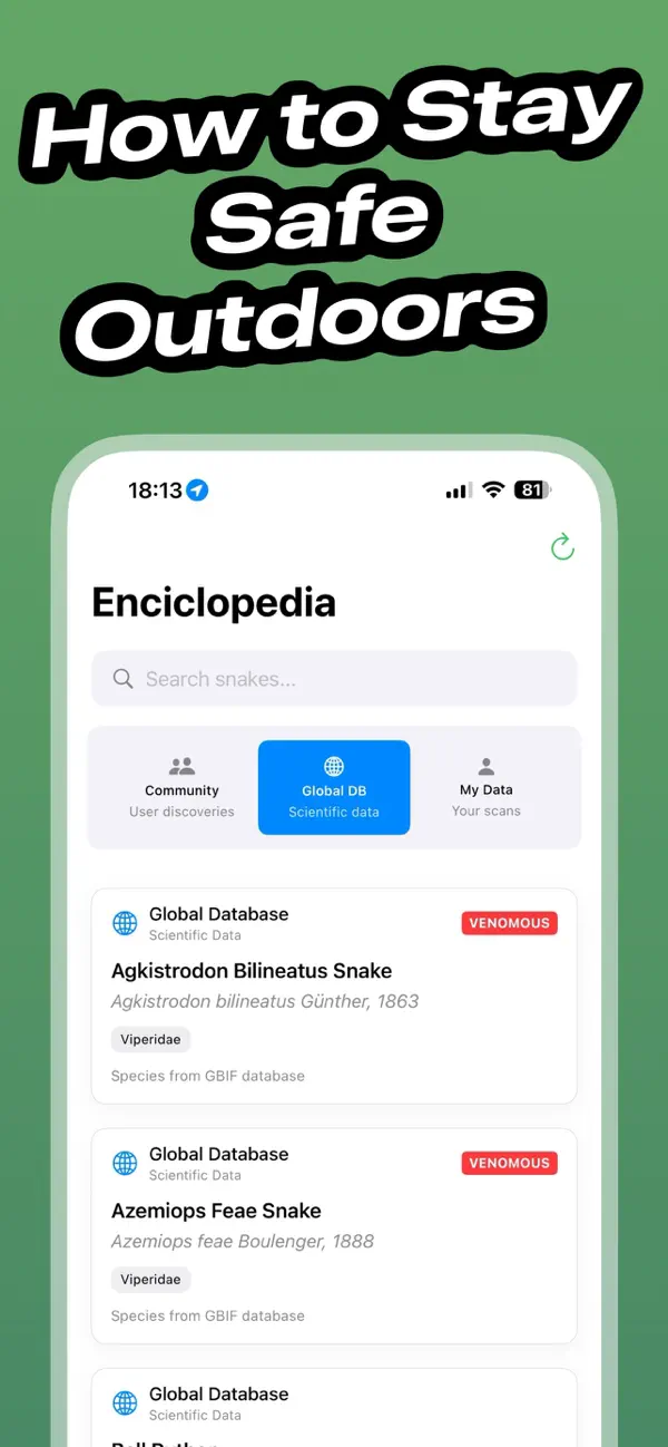Snake Identifier: SnakeSnap screenshot 3