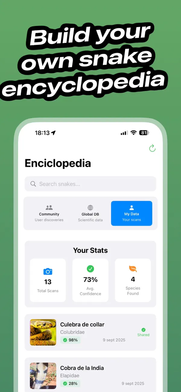 Snake Identifier: SnakeSnap screenshot 2
