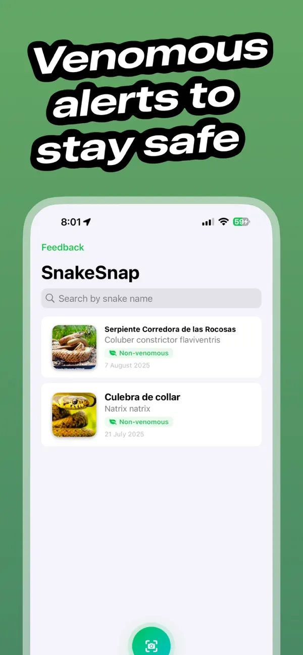 Snake Identifier: SnakeSnap screenshot 4