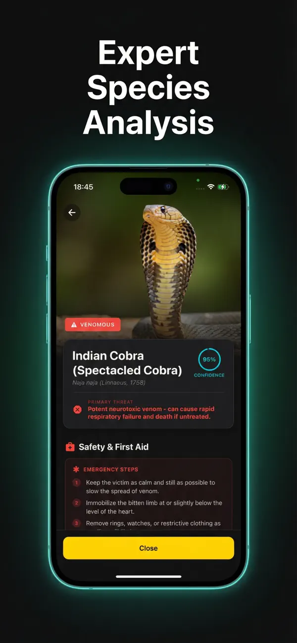 Snake Identifier: Venom Scan screenshot 2