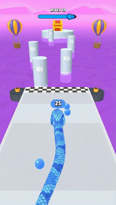 Snake Run Race・3D Running Game screenshot 1