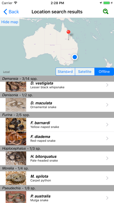 Snakes of Australia screenshot 1