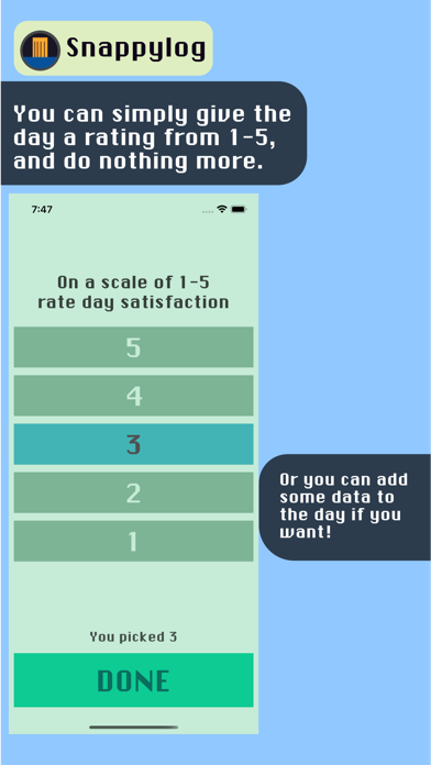 Snappylog - Quick daily diary screenshot 3