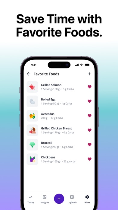 SNAQ - Diabetes Food Tracker screenshot 2