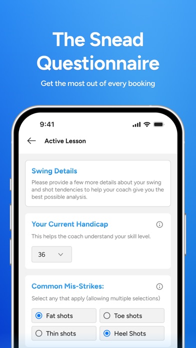 Snead - Golf Swing Analysis screenshot 1