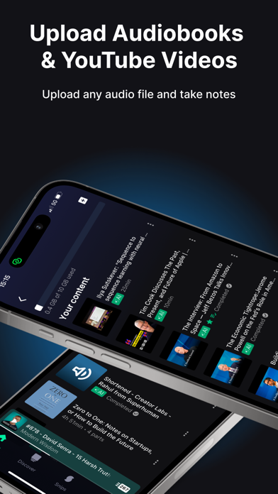 Snipd | AI Podcast Player screenshot 2