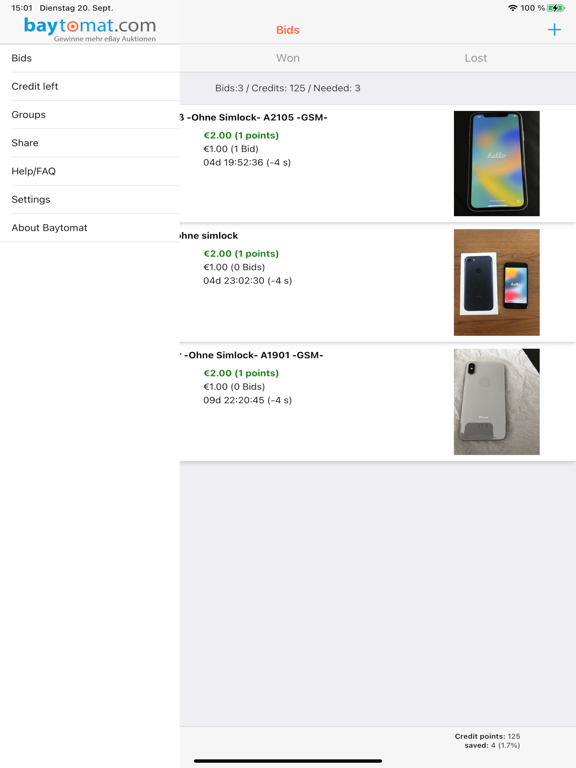 Sniper for ebay bid auctions screenshot 9