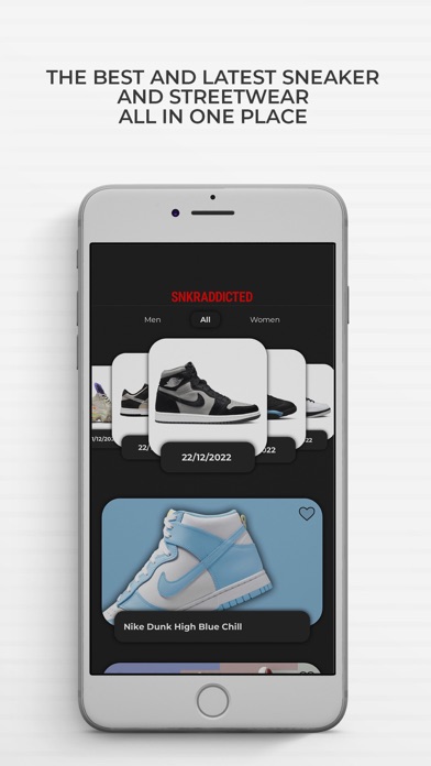 SNKRADDICTED – Sneaker App screenshot 1