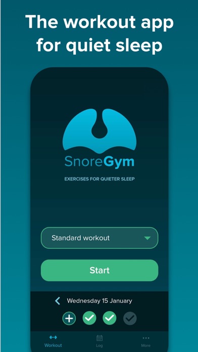 SnoreGym : Reduce Your Snoring screenshot 1