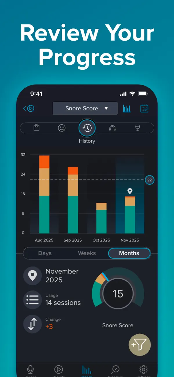 SnoreLab : Record Your Snoring screenshot 1