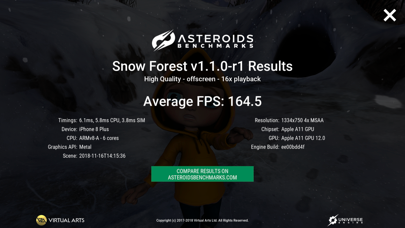 Snow Forest Benchmark screenshot 1