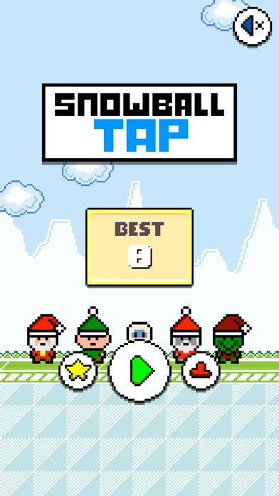 Snowball Fall - Falling Snow Fight Games with Frozen Snowman and Snowy Santa screenshot 3