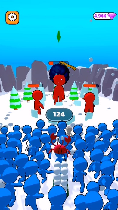 Snowball Neighborhood Fight screenshot 2