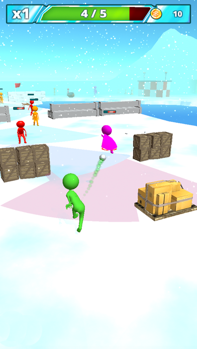 Snowballs Fight 3D screenshot 5