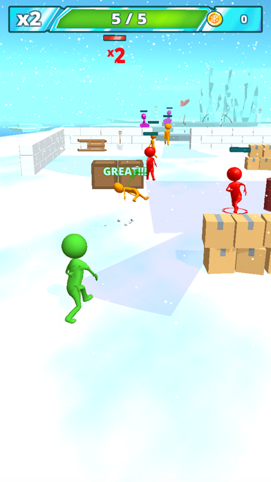 Snowballs fight screenshot 1