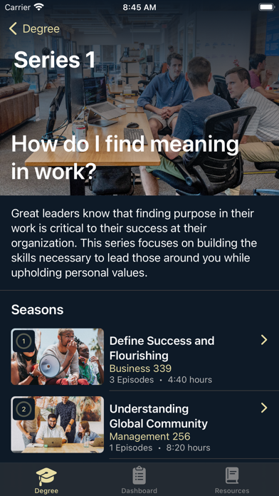 SOAR - Mobile Business Degree screenshot 2