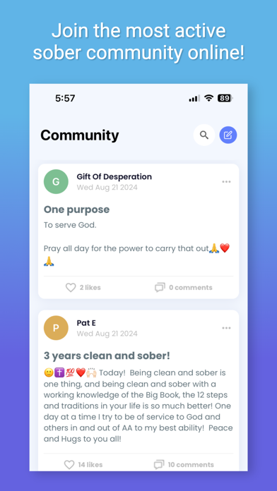 Sober Me: Tools for Recovery screenshot 1