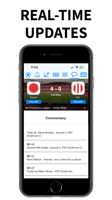 Soccer Scores screenshot 1