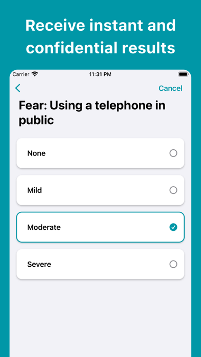 Social Anxiety Test screenshot 2