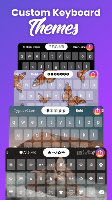 Social Fonts Keyboard for Bio screenshot 1